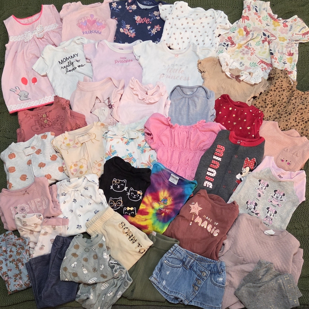 Baby Clothes Mystery Bundle! Girls Size 12 Months Mixed Clothes